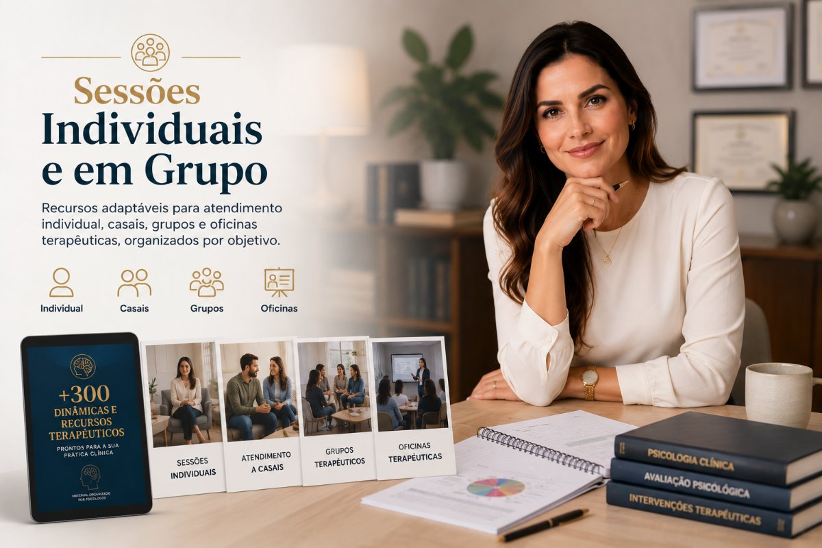 Sessões Individuais e em Grupo